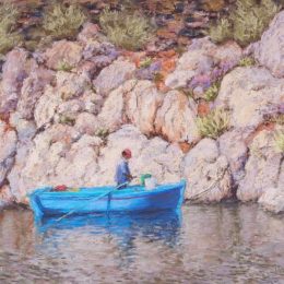 Preparing to fish