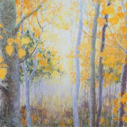 Through the Poplars