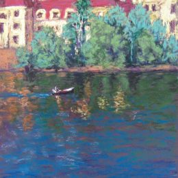 Prague River Scene